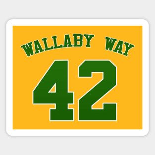 Wallaby Way 42 Sticker